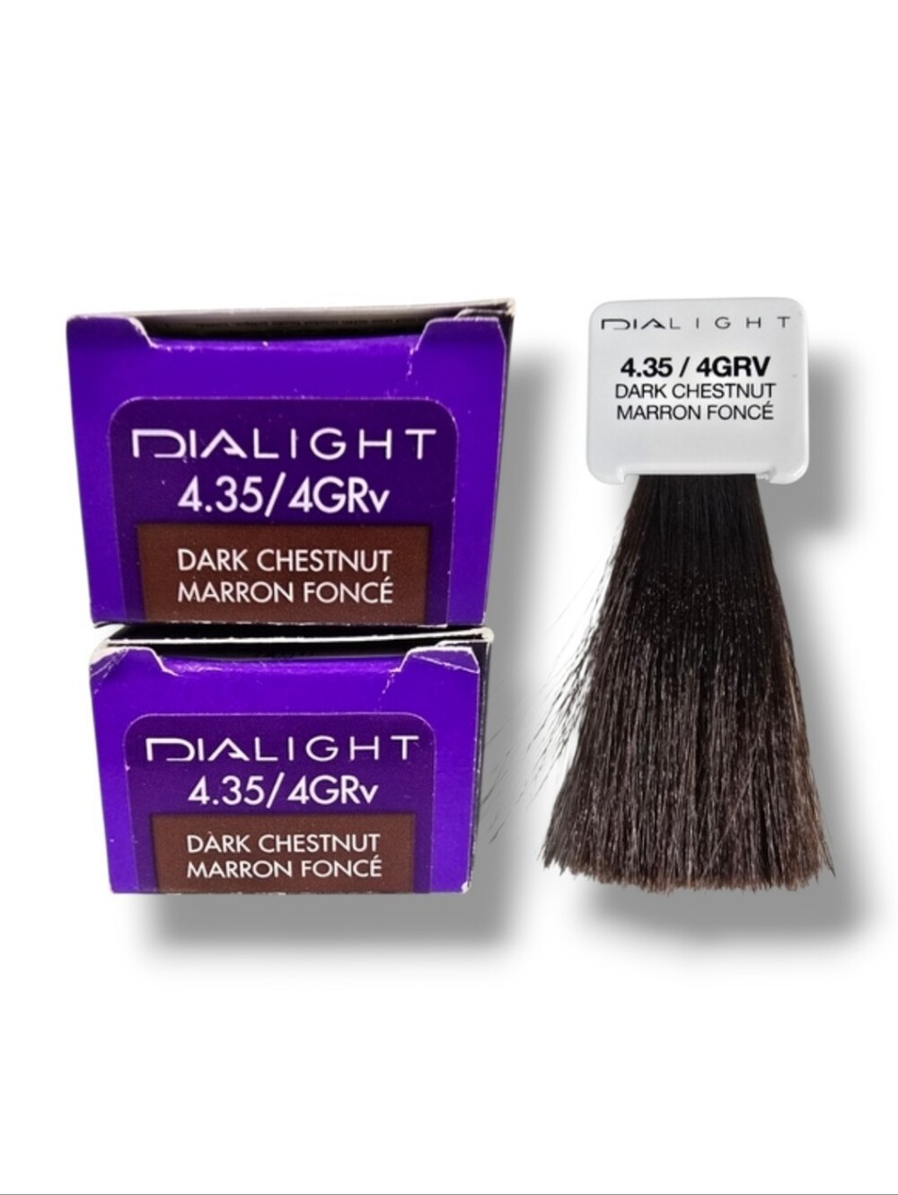 L'Oreal Professionnel DIALight 2 Tubes Ammonia-Free 4.35/4GRv Dark Chestnut